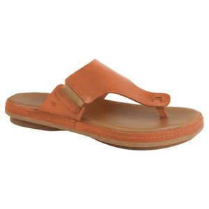 Rasteira Flatform New Face Damasco e Caramelo Feminina